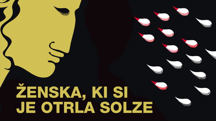 Ženska, ki si je otrla solze